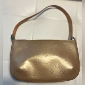 LOUIS VUITTON Mat Fowler Handbag Monogram Vernis